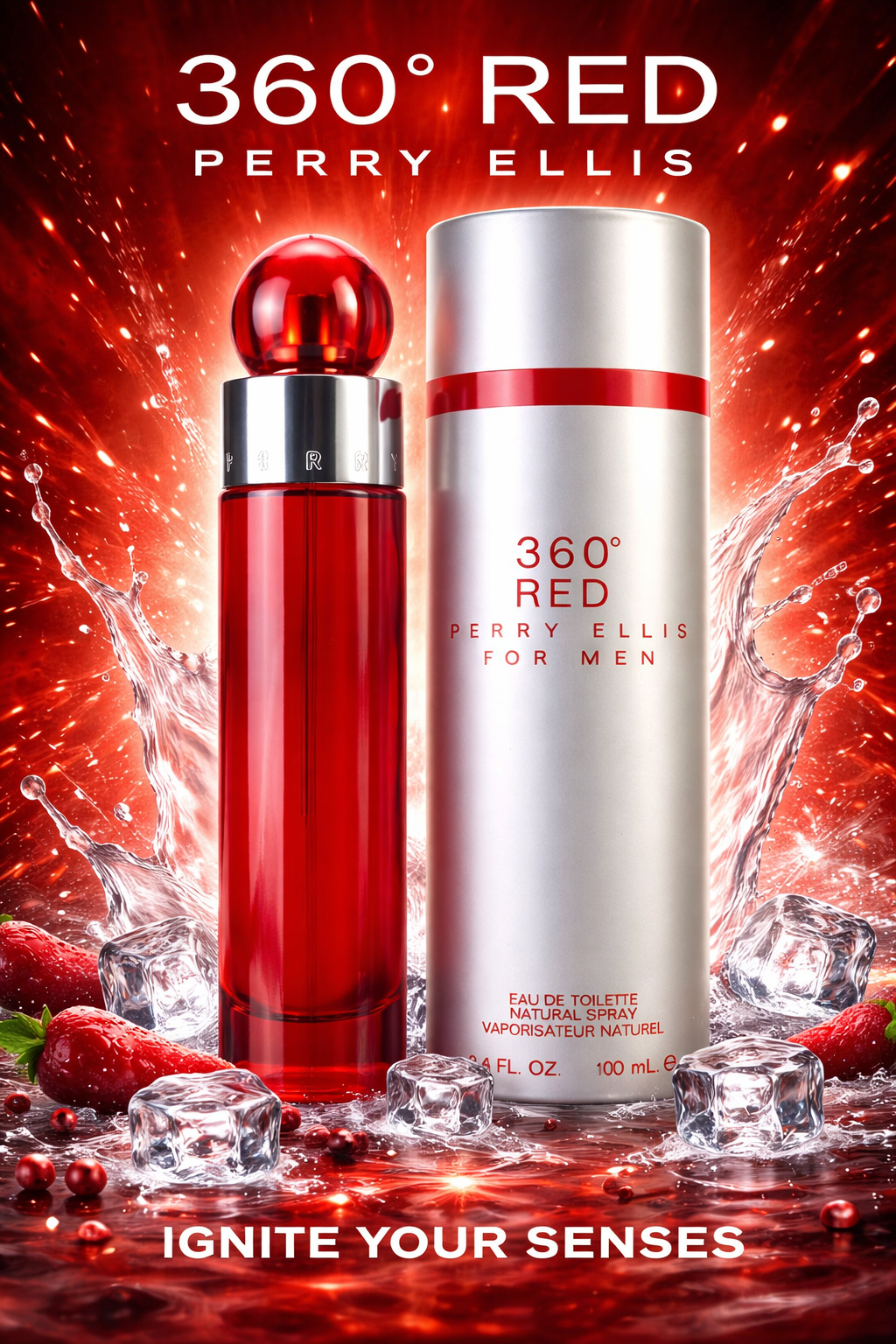 360° Red for Men Perry Ellis