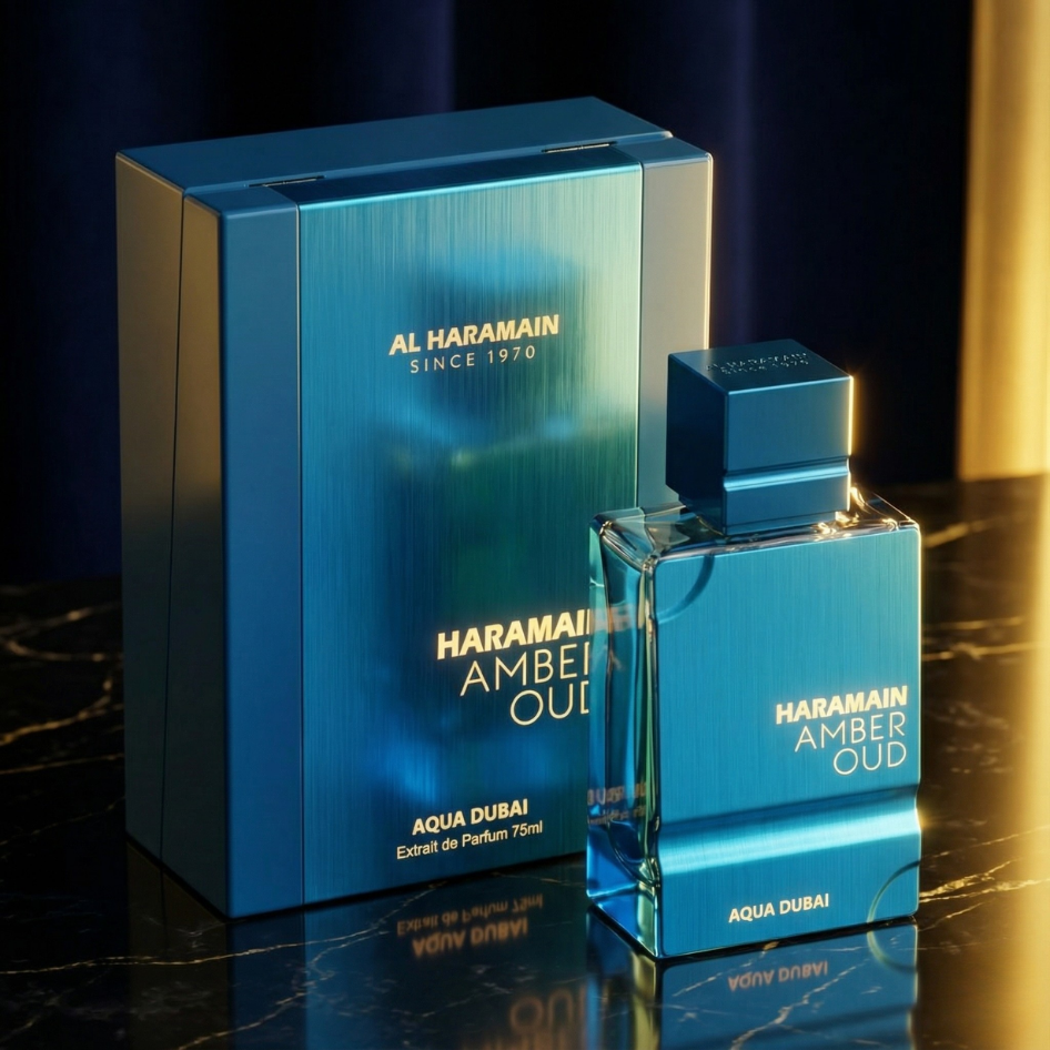 Amber Oud Aqua Dubai Al Haramain Perfumes