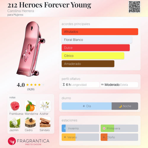 212 Heroes Forever Young Carolina Herrera